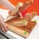 Dreamfarm Chobs Non-Slip Silicone Feet for Chopping Boards, Adjustable, Hygienic, and Color-Coded for Food Safety, Elevates Board to Reduce Mess, Fits Most Boards, Red and Green