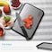Dreamfarm Fledge Durable, Double-Sided Cutting Board with Non-Slip, Juice-Catching Flip-Up Silicone Edges - 10"x7" Grey