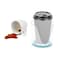 Dreamfarm Spink Cup Holder - Anti-Spill, Reusable Sticky Pad, Fits All Drinks, BPA-Free, Dishwasher Safe, Secure Desk Mug Holder for Coffee, Tea, Soda & More, Clear