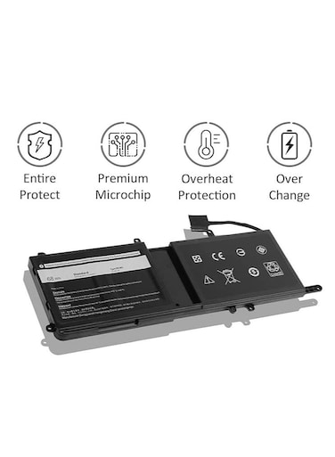 Replacement 15.2V 68Wh Laptop Battery for Dell 9NJM1 0546FF Alienware 15 R3 R4 17 R4 R5 Series Notebook 0HF250 44T2R HF250 MG2YH 0MG2YH 546FF