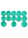 Doll Face Silicone Mold Cake Decorating Sugar Fondant Chocolate Baking Tool 4# Green