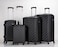STARGOLD 4 Pack Of Hardside Spinner Number Locked Luggage Trolley