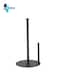 Black Kitchen Paper Towel Holder for Kitchen Paper Towel Organization, One-hand Countertop Paper Towel Dispenser with Weighted Base