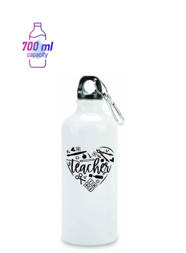 World Teachers' Day Gift - Stylish Aluminum Water Bottle Flask - Teacher Appreciation Flask 700ml - Gifts for your Teachers - Teacher Gifts - Celebrate World Teachers' Day