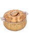 Stainless Steel Capsicum Hotpot 5 Liters Gold Colour
