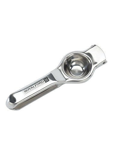 Lemon Squeezer With Bottle Opener Manual Stainless Steel Squeezer Heavy-Duty Kitchen Tool Ergonomic Design And Dishwasher-Safe Silver 202gm