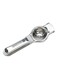 Lemon Squeezer With Bottle Opener Manual Stainless Steel Squeezer Heavy-Duty Kitchen Tool Ergonomic Design And Dishwasher-Safe Silver 202gm