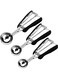 Scoop Set - Include 1 Tbsp/ 2 Tbsp/ 3Tbsp - 3 PCS Cookie Scoops for Baking - Cookie Dough Scoop - Made of 18/8 Stainless Steel