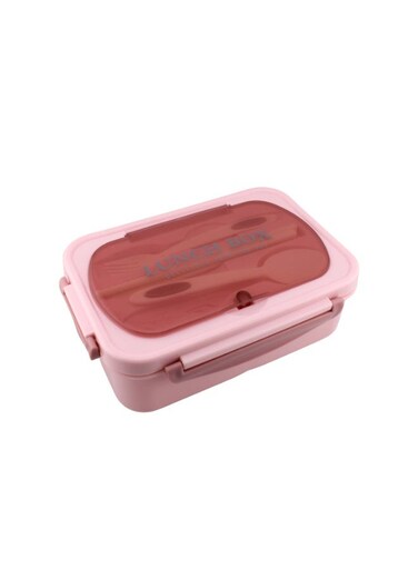 Bento Lunch Box for Adults and Kids &acirc;&euro;&ldquo; 1200ML Leakproof 3-Compartment Lunchbox with Spoon &amp; Fork &acirc;&euro;&ldquo; BPA-Free, Microwave Safe, Durable Food Container (Pink)