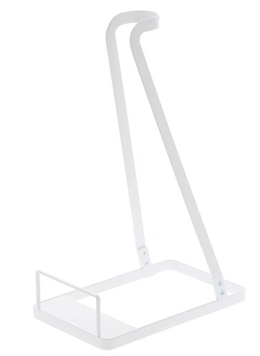 Vacuum Holder Rack Storage Stand (Japanese Style) for Handheld Vacuums Including Dyson V6 V7 V8 V10 and Other Brands White