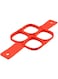 Dubai Gallery Egg Ring Maker Pancake Mold Red 36Centimeter