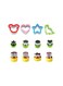 12-Piece Sandwich and Cookie Cutter Set, Stainless Steel Shapes for Kids Bento Box, Lunch Making Tools with Animal Designs, Food-Safe Kitchen Accessories