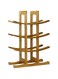 Oceanstar Wr1149 12-Bottle Natural Bamboo Wine Rack , Red