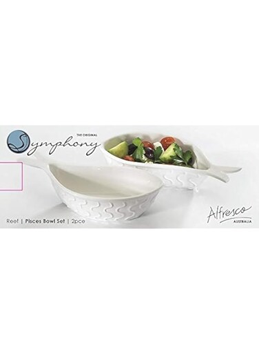 Symphony Reef Bowl Set 2 21 X 9 5cm