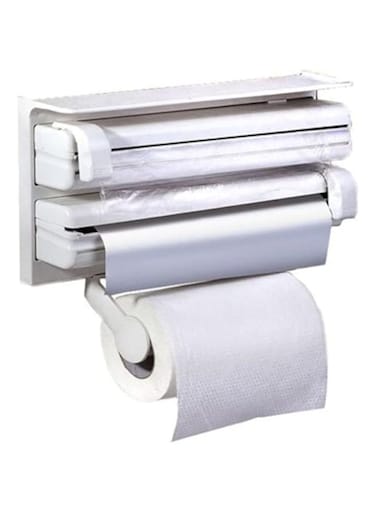 Dubai Gallery Triple Layer Paper Dispenser White 38.5X19X7.5Centimeter