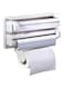 Dubai Gallery Triple Layer Paper Dispenser White 38.5X19X7.5Centimeter