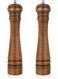 Pack of 2 Wood Pepper Grinder Set &acirc;&euro;&ldquo; 10 Inch Pepper Grinder and Salt Shaker Set &acirc;&euro;&ldquo; Adjustable Ceramic Rotor &acirc;&euro;&ldquo; Oak Wood Pepper Mill and Salt Mill &acirc;&euro;&ldquo; Essential Kitchen Grinder Set