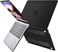 MOSISO Compatible with MacBook Air 13 inch Case 2022, 2021-2018 Release A2337 M1 A2179 A1932, Plastic Hard Shell&amp;Keyboard Cover&amp;Screen Film&amp;Storage Bag for MacBook Air 13.3 inch Case, Black

