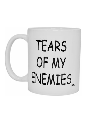 Your Wall Best Funny Coffee Mug Tears Of My Enemies Novelty Cup Joke Great Gag Gift Idea For Men Women Office Work Adult Humor Employee Boss Coworkers (Tears of My Enemies)