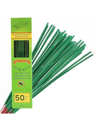 festive Mosquito Repellent Citronella Incense Sticks/Made with Natural Plant Based Ingredients/Citronella Oil/Lemongrass Oil/Rosemary Oil/Sticks 28 Pieces per Box