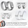 Whoop 5.0, Peak, One &amp; Life MG Multi-Pack Wrist Bands Compatible &ndash; Hydroknit Nylon, Sport Silicone, Premium Nylon &ndash; Replacement Straps with Hook, Clasp, Quick Link Slider
