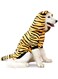 Dog Tiger Clothes Halloween Pet Costumes Cosplay Tiger Clothes Cat Hoodie Coat Pet Winter Clothes Dogs Warm Apparel for Small Dogs and Medium Dog (Tiger, L)