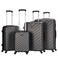 STARGOLD Luggage Set of 4, ABS Hard Shell Suitcase with Expandable Zipper, 360&deg; Spinner Wheels, Number Lock, Lightweight Trolley Travel Bag