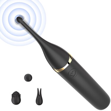 جهاز تدليك عالي التردد مع ثلاثة رؤوس قابلة للتبديل للاسترخاء والعناية بالوجه والجسم