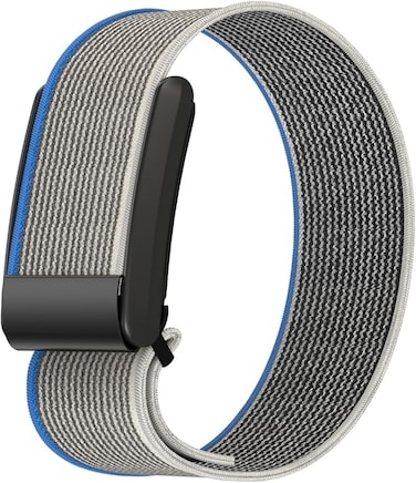 SPECTON Nylon Replacement Band Compatible with Whoop 4.0 Band   3.0 Stylish &amp; Affordable Replacement Strap   Comfortable &amp; Easy to Use Wristband -  Grey Blue
