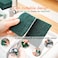 20 PCS Green Non-Scratch Reusable Heavy Duty Scour Pads Sponge Dish Scrubber Set for Kitchen Cleaning
