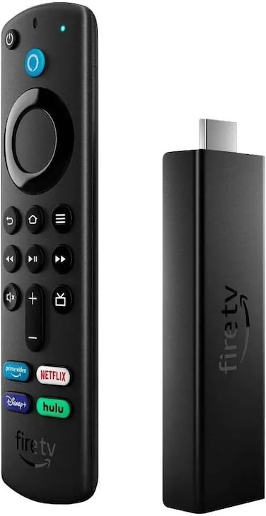 Fire TV Stick 4K MAX with New Alexa Voice Remote, Plays up to 4K HDR Video, 16GB Storage, 1 x HDMI, Dual-Band Wi-Fi 6E,HDR10+, HLG, Dolby Vision Support
