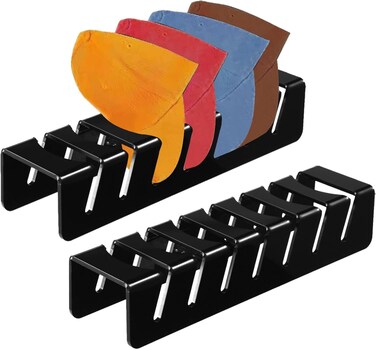EACHPT Hat Stand for Baseball Caps Display Organizer - 2pcs Acrylic Holder for 14 Caps