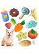URbazaar 10 Pack Dog Squeaky Toys Cute Plush Toys Dog Interactive Toys Plush Chew Toys (Type-A)