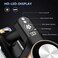 6 in 1 Cordless Vacuum Cleaner, 3 Power Modes &amp; LED Display, 45Mins Runtime Detachable Battery,