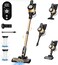 6 in 1 Cordless Vacuum Cleaner, 3 Power Modes &amp; LED Display, 45Mins Runtime Detachable Battery,