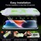 Muzz One-click Installation Screen Protector For iPhone 14 5G Premium Edge Full Coverage Tempered Glass Screen Protectors for Iphone 14 5G 2022 (iPhone 14)