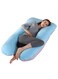 Pregnancy Pillow U Shaped Full Body Pillow Comfort for Sleeping Elevating Legs Supporting Back and Belly Side Front Stomach for Maternity Use Maternity Pillow Pregnancy Pillow Body Support