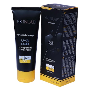 Skinlab UVA/UVB SPF50 Transparent Sunscreen 100ml