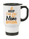 Crypto Currency Bitcoin Travel Mug for Bitcoin lovers and Traders (Design 3)