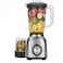 TRADEO 3-in-1 Multi-Speed Stainless Steel Blender &amp; Grinder System (1200W)