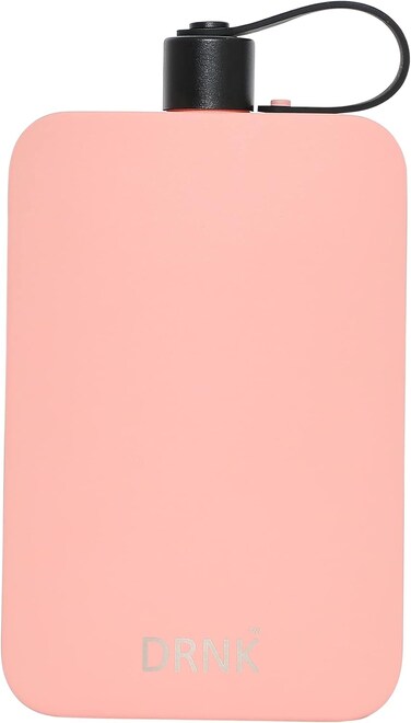 DRNK Steel   Reusable Water Bottle for Workplace hydration, Travel, Hiking and Gym   As Seen on Shark Tank   Leak Proof   Non Toxic   BPA Free   17oz (500ml) [Coral]
