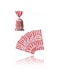 Popcorn Bags, Red/White, 100 Count - Ideal for School Fundraisers and Special Events - Holds of Hot, Fresh Popcorn
