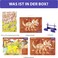 mierEdu Triceratops Magnetic Puzzle &ndash; Concentration Toy   Dinosaur Magnetic Puzzle for Kids Ages 3+   Educational &amp; Interactive