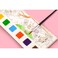 mierEdu Pocket Watercolour Painting Book &ndash; Animal Friends   Compact Kids Watercolor Art Set (22 Pages + Brush + 6 Colours)   Ages 3+   Travel-Friendly Creative Activity