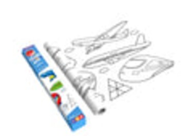 Giant Colouring Scroll for Kids Vehicles Theme