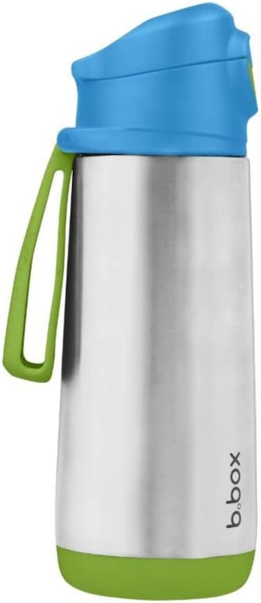 b.box Insulated Spout Water Bottle For Children, Tilting And Drinking, Keeps Drinks Cold For Up To 15 Hours And Warm For 8 Hours, 500 ml