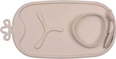 b.box 101309 Roll + Go Mealtime Mat Roll And Goomil Time Mat Latte