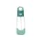 b.box 20Oz Tritan Straw Bottle, Large, Modern Water Bottle With Flip Straw For Kids, Spill Proof, BPA Free (Emerald Forest, 20 Oz)