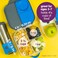 b.box Mini Lunchbox, Bento Box With 3 Compartments (2 Leakproof), Ideal For Toddlers, Kids Lunch &amp; Snacks, Fits Whole Piece Of Fruit, BPA Free