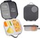 b.box Mini Lunchbox, Bento Box With 3 Compartments (2 Leakproof), Ideal For Toddlers, Kids Lunch &amp; Snacks, Fits Whole Piece Of Fruit, BPA Free